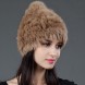 Winter Knitted Rabbit Fur Soft Beanie Hat